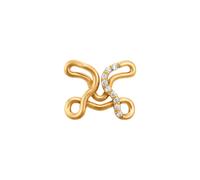 Charlotte Chesnais Alphajoaillerie 18kt Gold Necklace - Letter X - One Size