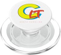 Charlotte CLT North Carolina 80s 90s Pop Music NC Queen City PopSockets PopGrip for MagSafe