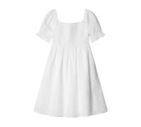 Charlotte Dress with Square Neckline - female - Pepe Jeans - Dresses - White - 14 Y - Kids 14 Y