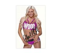 Charlotte Flair Autographed 1 Canvas Poster Wall Art Decor Print Picture Paintings for Living Room Bedroom Decoration 12x18inch(30x45cm)