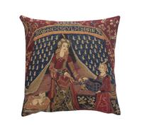 Charlotte Home Furnishings Inc. C My Only Desire Square Throw Pillow Cover - 16 X 16 Decorative Boho Cushion Case for European Cotton Home Decor Jacqu