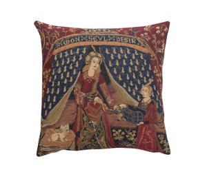 Charlotte Home Furnishings Inc. C My Only Desire Square Throw Pillow Cover - 16 X 16 Decorative Boho Cushion Case for European Cotton Home Decor Jacqu