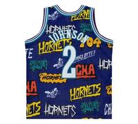 Charlotte Hornets NBA Jersey Larry Johnson Violet S