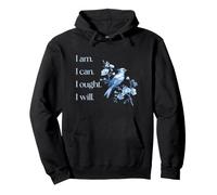Charlotte Mason Home School Blue Toile Bird Design Pullover Hoodie