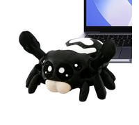 Charlotte The Jumping Spider, with Strong Magnetic Hold, 6.5x6.5x3cm, Magnetic Memo Holder, Poseable Note Holder, Front-Mounted Clip Design, for Home Office Students Homemakers Freelancers