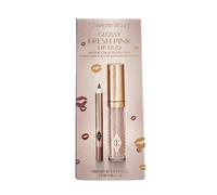 CHARLOTTE TILBURY Duo | Fresh Pink Mini - Lip Cheat Pillow Talk & Collegen Bath Rose