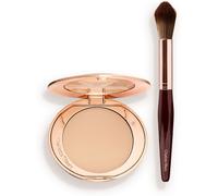 Charlotte Tilbury Flawless Finish Powder Skin - Powder & Brush Kit 2176 Flawless Finish Skin Size: