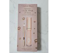 CHARLOTTE TILLBURY GLOSSY NUDE PINK LIP DUO - Nude - Pillow Talk
