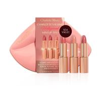 Charlotte Tilbury Iconic Hollywood Lip Trio - Limited-Edition Lipstick Gift Set Featuring K.I.S.S.I.N.G Shades - Moisturizing, Flattering Travel Size