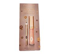 CHARLOTTE TILLBURY GLOSSY NUDE PINK LIP DUO - Nude - Pillow Talk