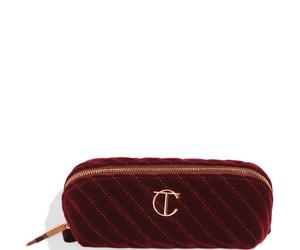 Charlotte Tilbury Organizer Velvet Makeup Bag - Small