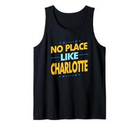 charlotte tourist gift idea for north carolina souvenir Tank Top