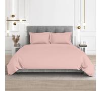 CharlottelyHues 1 Piece Duvet Cover- 1000 Thread Count 100% Egyptian Cotton Breathable, Soft Duvet Cover Set with Zipper & Corner Ties Quilt Cover Sateen Weave Durable Duvet - Queen (Blush)