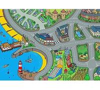 Charlotte's Cove Play Mat - Vinyl Floor Play Mat - Imaginative & Creative Play (240 x 160 cm)