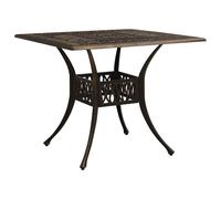 charlton aluminium garden bistro table in bronze
