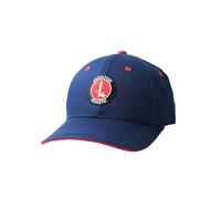 Charlton Athletic Football Baseball Cap - Official Charlton Hat, Size Adjustable, Unisex, Navy Blue, Cotton Football Hat