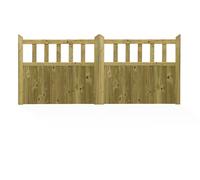 Charlton Hampton Garden Gate 3'6" H x 3' W, Softwood Tongue & Groove Match Boarding