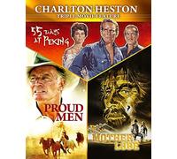Charlton Heston Triple Bill - Mother Lode, 55 Days in Peking & Proud Men Blu-ray