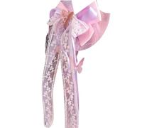 Charm Bows Shape Hair Clip Soft Polyester Hairpin Women Adjustable Pin For Music Festivals