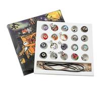 Charm Bracelet Advent Calendar DIY Surprise Halloween Advent Calendar Includes 2025 Collectible Halloween Countdown for Kids and Adults, Random Style