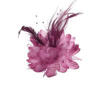 Charm Brooches Fabric Flower Pins Hair Accessories Hairband For Girls Festival Decoration For Birthday Wedding Party(Color-02)