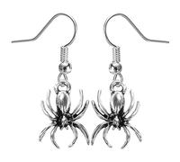 Charm Buddy Skeleton Vampire Fangs Bat Spider Halloween Dangle Earrings Drop Earrings Womens Girls Jewellery Jewelry (3. Spider)