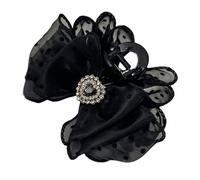 Charm Butterfly Hairpin Polkas Dots Meshes Hair Clip Multipurpose Hair Clamp For Women And Girls