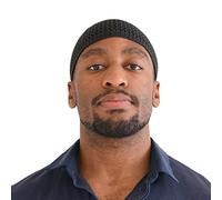 CHARM Casualbox | Silk Skull Cap Handmade in Japan Stretchy Kufi Mens Womens Dark Grey(Size: One Size)