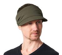 CHARM Cooling Sports Visor Sun Hat - Summer SPF UV Block Japanese Peak Cap Mens Ladies Running Visor Khaki