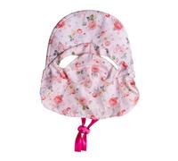 Charm Cotton Dog Sun Cap with Flower Print Protective Hat for Dog Cats Outdoor Activity and Party Photography Props Party Pet Hat