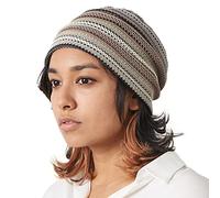 CHARM Crochet Beanie Hat Summer Mesh Tie Dye Fashion Skull Cap Unisex Cool Beige