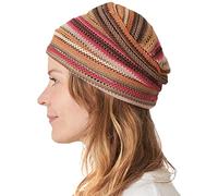 CHARM Crochet Beanie Hat Summer Mesh Tie Dye Fashion Skull Cap Unisex Cool Pink