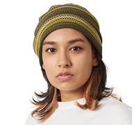 CHARM Crochet Beanie Hat Summer Mesh Tie Dye Fashion Skull Cap Unisex Cool Yellow