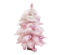 Charm Feather Christmas Trees With Lights Create Festive Atmospheres In Minutes Great For Tabletop Or Shelf Decors Artificial Tree
