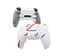 CHARM FOCUS Modified PS5 Controller with 4 Remappable Back Paddles, TMR Magnetic Anti-Drift Joysticks, 2100mAh Battery for 11H Wireless Play, Ergonomic Soft Rubber Grips for PS5 & PC Gaming, Black