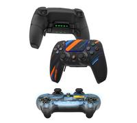 CHARM FOCUS Mouse Click PS5Controller, 4 Remappable Back Paddle for PS5& PC | TMR Magnetic Anti-Drift Joysticks, 2500mAh Battery, 13H Wireless Play, Ergonomic Soft Rubber Grips, 4 Remappable Back Paddles