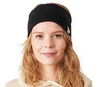 CHARM Headband Sweat Band Wrist Wrap - Classic Bands for Working Out, Running, Tennis, Ribbed Cotton Black x Grey
