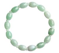 Charm jewelry Natural Jade Barrel Bead Bracelet Good Luck Beaded Jewelry Feng Shui Bracelet for Women Girls New Year Gift