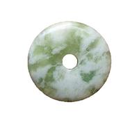 Charm jewelry Natural Xiuyan Jade Large Size Safeness Buckle Jade Bracelet Pendant Customizable Safeness Car Hanging Jade Hand Pieces