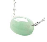 Charm Jewelry Necklace Female Emerald Jade Road Lutong Pendant Transfer Bead Send The Certificate