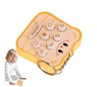 Charm Keyring - Mole Sensory Hit Game | Portable Luminous Fidget Accessory for Stress Reduction and Relaxation Activities for Home, Birthday, Bag, Adults and Children