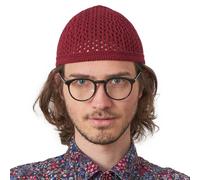 CHARM Knit Cotton Skull Cap Kufi Islam Prayer Hat, Enge