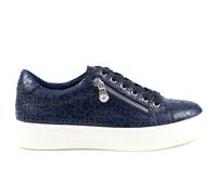 Charm Leopard Print Trainers Lunar Blue 7