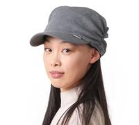 CHARM Men Women Baseball Cap Army Hat - Soft Foldable Cotton Cap Sun Unisex Visor Hat Military Cap Work Running Dark Grey