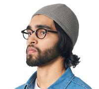 CHARM Men's Beanie Hat, Charcoal Gray, M