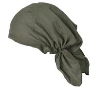 CHARM Mens Cotton Bandana Scarf Hats Headwear Summer Chemo Hat Plain Khaki