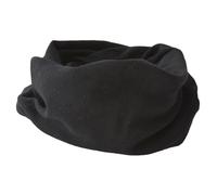 CHARM Mens Organic Cotton Neck Gaiter - Headband Beanie Chemo Hat Hairband Ear Warmer Black Dark Grey