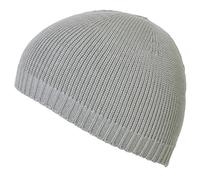 CHARM Mens Skull Cap Kufi Hat - Light Weight Cooling Chemo Hats Islamic Beanie Grey