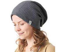 CHARM Mens Summer Beanie Headband - Slouchy Hat Womens Cap Neck Gaiter Head Band Grey