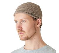 CHARM Muslim Kufi African Cap for Men, Knit Prayer Skull Cap & Handmade Beanie for Men of All Ages